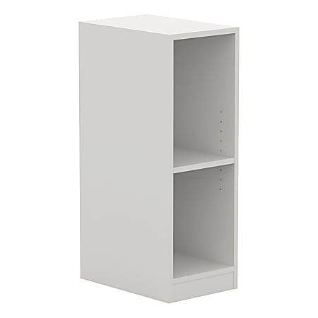 Lorell® Laminate Single Column Locker Base, 4-3/4"H x 21-1/4"W x 37-1/4"D, White