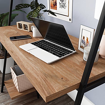 Realspace 44 W Valdi Computer Desk Brown - Office Depot