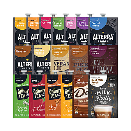 FLAVIA® Coffee ALTERRA® Single-Serve Coffee Freshpacks, Variety Assortment, Carton Of 350