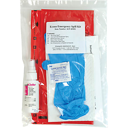 Pure Body Fluids Small PVC Bag Spill Kit