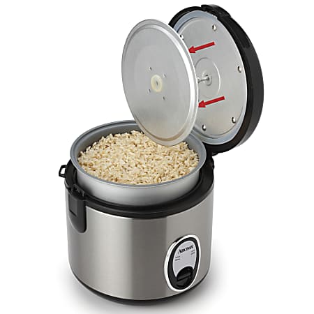 Aroma 4 Cup Pot Style Rice Cooker - White