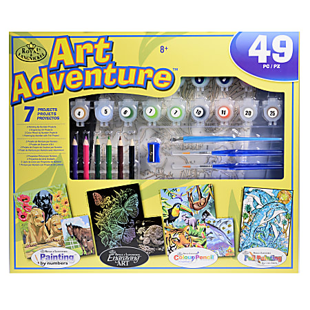 Royal & Langnickel Art Adventure Super Value Set, Yellow 101 Set