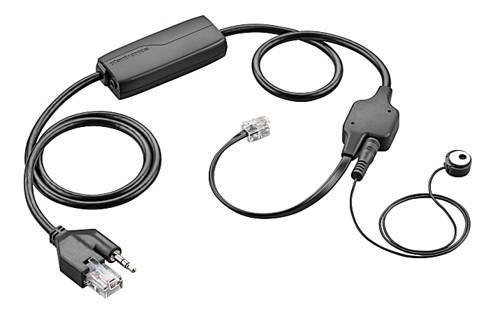 Plantronics® Savi™ APV-63 Electronic Hookswitch Cable For Avaya Phone Systems