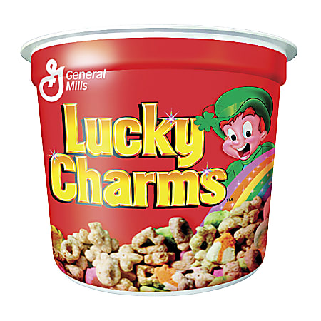 Lucky Charms® Cereal-In-A-Cup, 1.7 Oz, 6 Cups