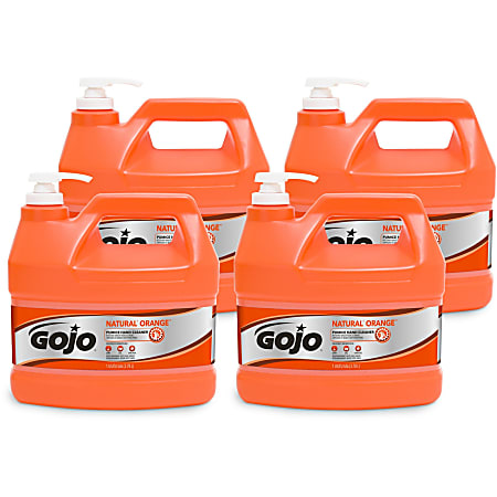 1 Gallon Fast Orange Pumice Hand Cleaner With Pump Top 4/Case