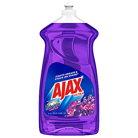 Dish Detergent, Fabuloso Lavender Scent, 52 oz Bottle, 6/Carton Dish Detergent, Fabuloso Lavender Scent, 52 oz Bottle, 6/Carton