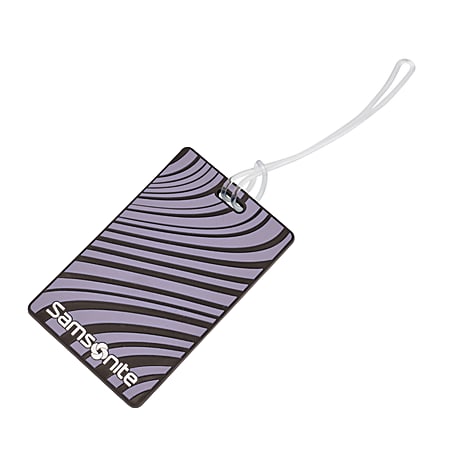 Samsonite® ID Tags, Designer, Lavender, Pack Of 2