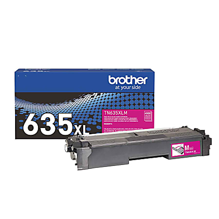 Brother TN635XL Magenta High Yield Toner Cartridge (TN635XLM)