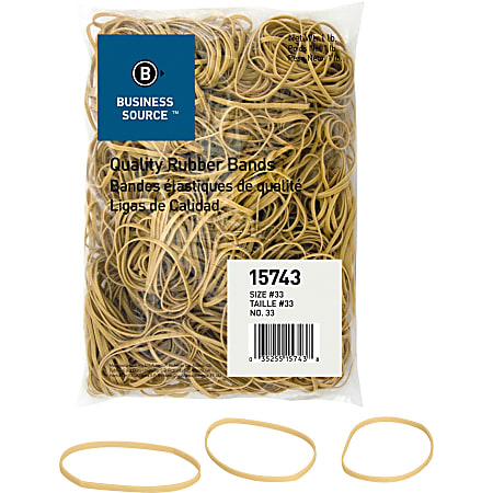 Business Source Quality Rubber Bands - Size: #33