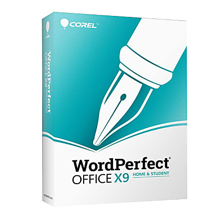Corel&reg; WordPerfect Office X9 Home &amp; Student, Disc