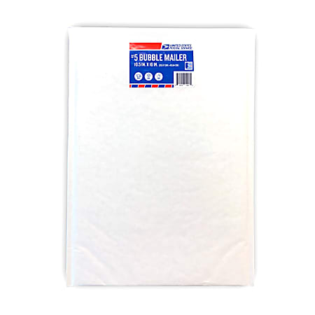 Usps Bubble Mailer Size 5 White Office Depot