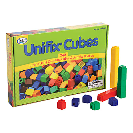 Didax Unifix® Cubes For Pattern Building, Multicolor, Pack Of 240