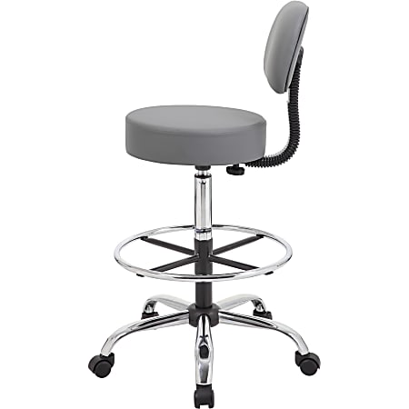 Medical stool with backrest best sale