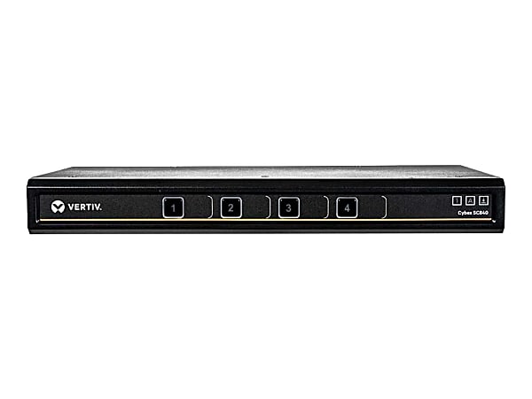 Vertiv Cybex SC800 Secure KVM | 4 Port | Secure Desktop KVM Switch C840-001