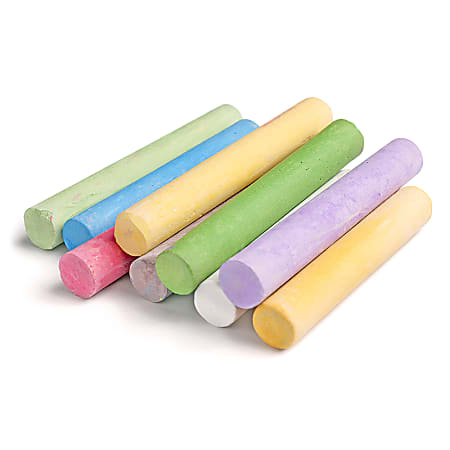 Cra Z Art Classic Colored Chalk Assorted Colors Pack Of 16 Pieces