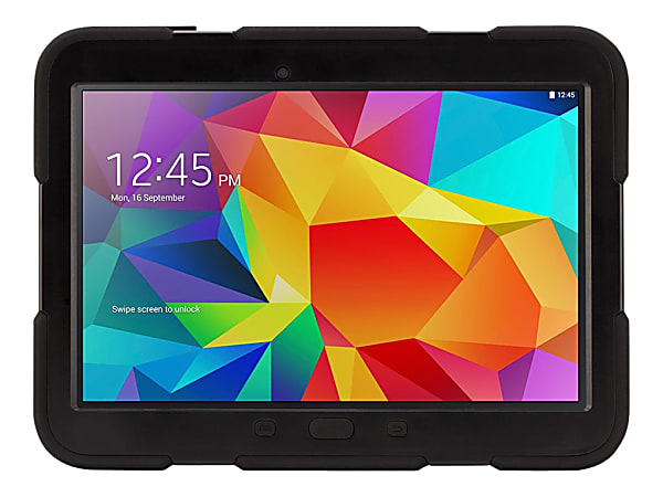 Griffin Survivor - Protective case for tablet - silicone, polycarbonate - black - 10.1" - for Samsung Galaxy Tab 4 (10.1 in)