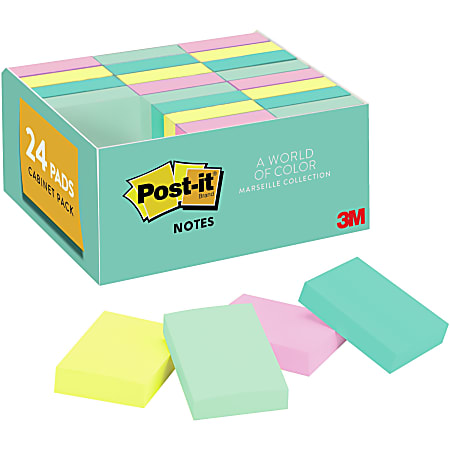 Post it Greener Notes Value Pack Beachside Cafe Color