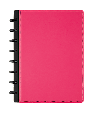 TUL™ Custom Note-Taking System Discbound Notebook, Junior Size, 5 1/2" x 8 1/2", Pink