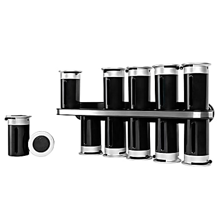 Honey Can Do Zero Gravity Wall Mount Magnetic Spice Rack 12