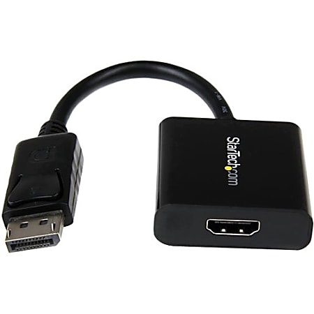 StarTech.com DisplayPort to HDMI Active Video and Converter DP to HDMI 1920x1200 Office Depot