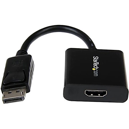 StarTech.com DisplayPort to HDMI Active Video and Audio Adapter Converter - DP to HDMI - 1920x1200