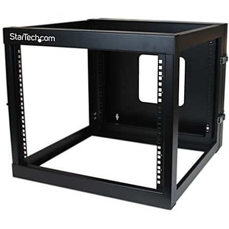 StarTech.com 8U 22in Depth Hinged Open Frame Wallmount Server Rack