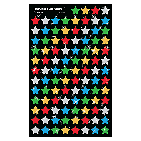Trend superShapes Stickers Gold Foil Stars 400 Stickers Per Pack Set Of 6  Packs - Office Depot