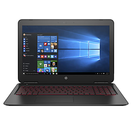 HP OMEN 17-w220nr Laptop, 17.3" Screen, 7th Gen Intel® Core™ i7, 12GB Memory, 1TB Hard Drive/128GB Solid State Drive, Windows® 10, 1QL52UA#ABA