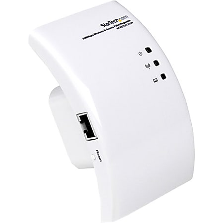 StarTech.com Wi-Fi Wireless Range Extender - 300 Mbps 802.11 b/g/n Access Point / Repeater / Signal Booster - IEEE 802.11n 300Mbps - 1 Pack