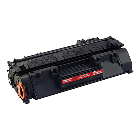 Troy Remanufactured Black Toner Cartridge Replacement For HP 05A, CE505A, TRS0281500001