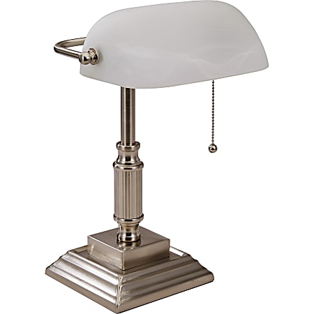 Glass bankers lamp hot sale