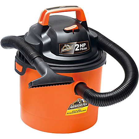 Armor All VOM205P 0901 Portable Vacuum Cleaner - 1491.40 W Motor - 2.50 gal - Hose, Filter, Utility Nozzle, Brush, Crevice Tool, Car Nozzle