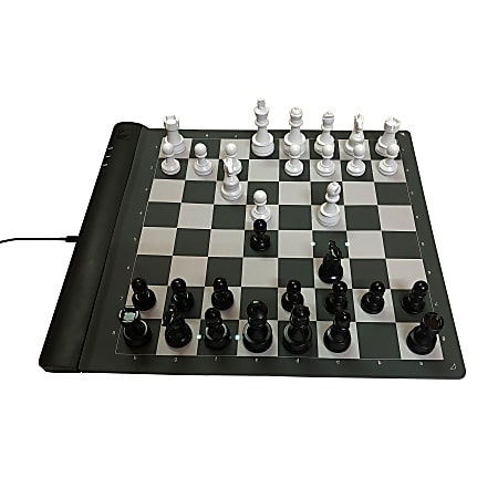 Square Off Pro Rollable Chessboard Game, 20-7/16” x 18” x 13/16”