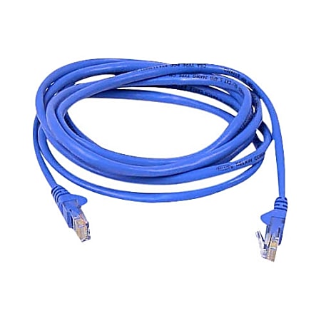 Belkin Cat. 5E Patch Cable - RJ-45 Male - RJ-45 Male - 3ft - Blue