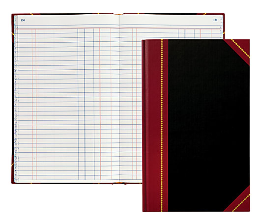 Tops Hardbound Book, 11 3/4" x 7 1/4", Journal, Single Entry Ledger Ruling, 300 Pages (150 Sheets)