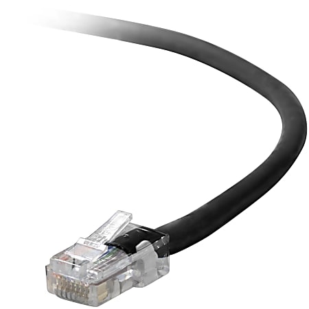 Belkin Cat5e Network Cable - RJ-45 Male Network - RJ-45 Male Network - 10ft - Black