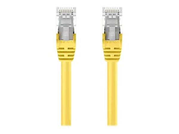Belkin - Patch cable - RJ-45 (M) to RJ-45 (M) - 4 ft - UTP - CAT 5e - molded, snagless - yellow - for Omniview SMB 1x16, SMB 1x8; OmniView IP 5000HQ; OmniView SMB CAT5 KVM Switch