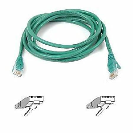 Belkin Cat5e Patch Cable - RJ-45 Male - RJ-45 Male - 6ft - Green