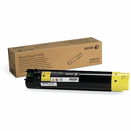 Xerox® 6700 Yellow Toner Cartridge, 106R01505