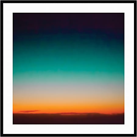 Amanti Art Sunrise Flying by Caroline Mint Wood Framed Wall Art Print, 41”W x 41”H, Black