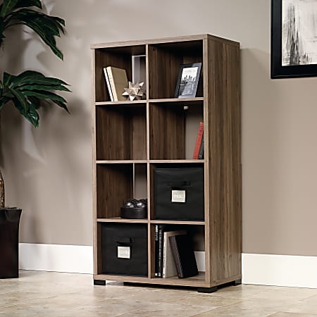 Sauder® Transit Collection Cube-Style Bookcase Room Divider, Salted Oak