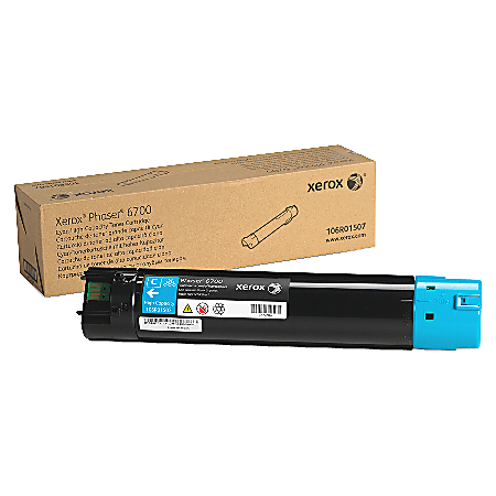 Xerox® 6700 High-Yield Cyan Toner Cartridge, 106R01507