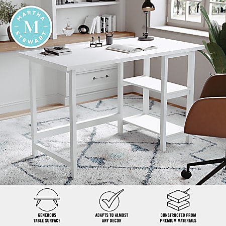 Trestle computer outlet desk