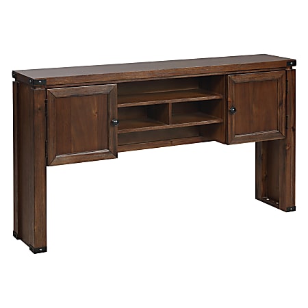 Office Star™ Baton Rouge 48&quot;W Hutch, Brushed Walnut