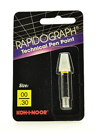 Koh-I-Noor Rapidograph No. 72D Replacement Point, 2x0, 0.3 mm
