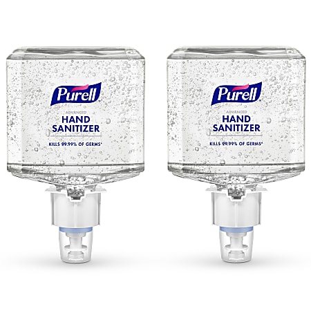 PURELL Advanced Hand Sanitizer Refreshing Gel ES4 Refill, Citrus Scent, 40.6oz, Pack of 2