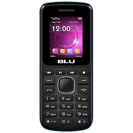 BLU Z3 Music Z150 Cell Phone, Blue