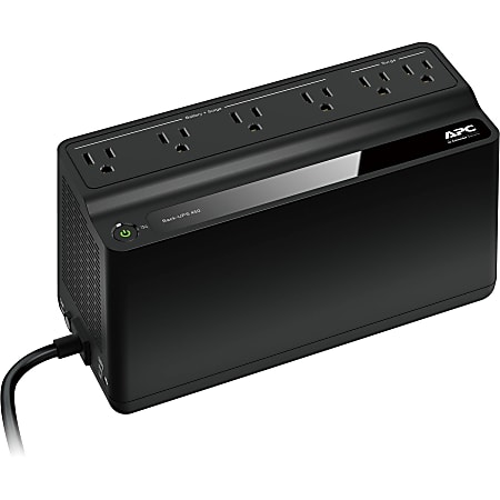 APC Back-UPS BN450M Battery Backup, 6 Outlet, 450VA/255W