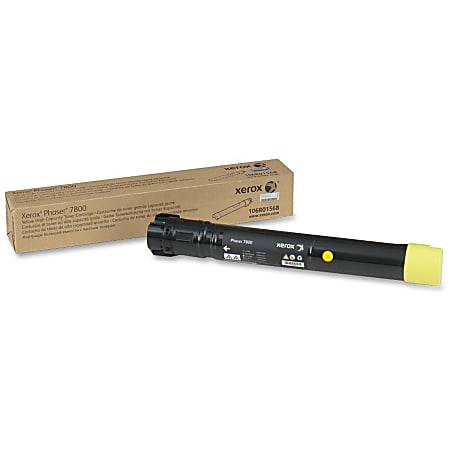 Xerox® 7800 Yellow High Yield Toner Cartridge, 106R01568