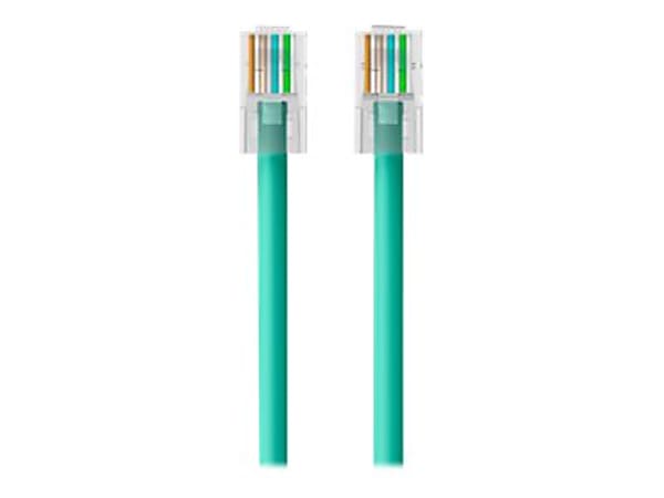 Belkin - Patch cable - RJ-45 (M) to RJ-45 (M) - 3 ft - UTP - CAT 5e - green -  - A3L79103GRN